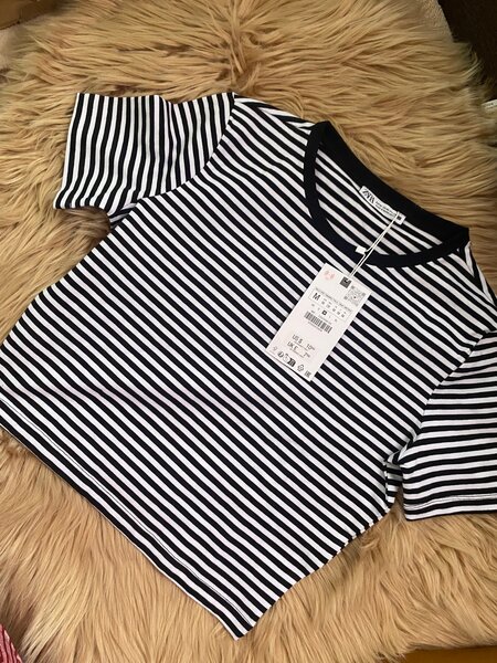 Top t-shirt en coton 