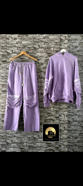 Ensemble violet décontracté