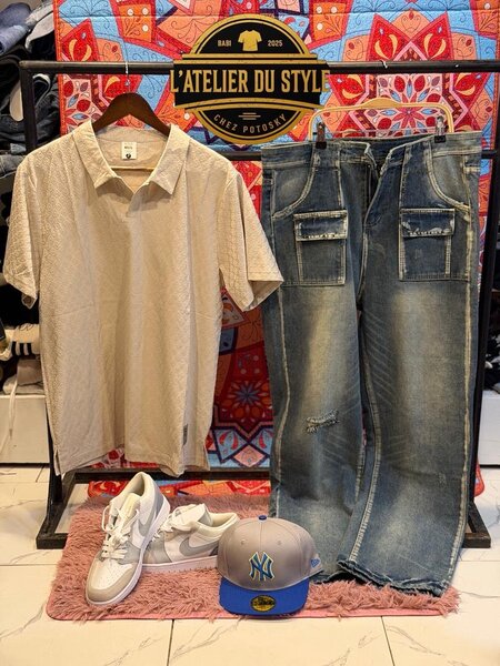 Ensemble Polo et Jeans Décontracté