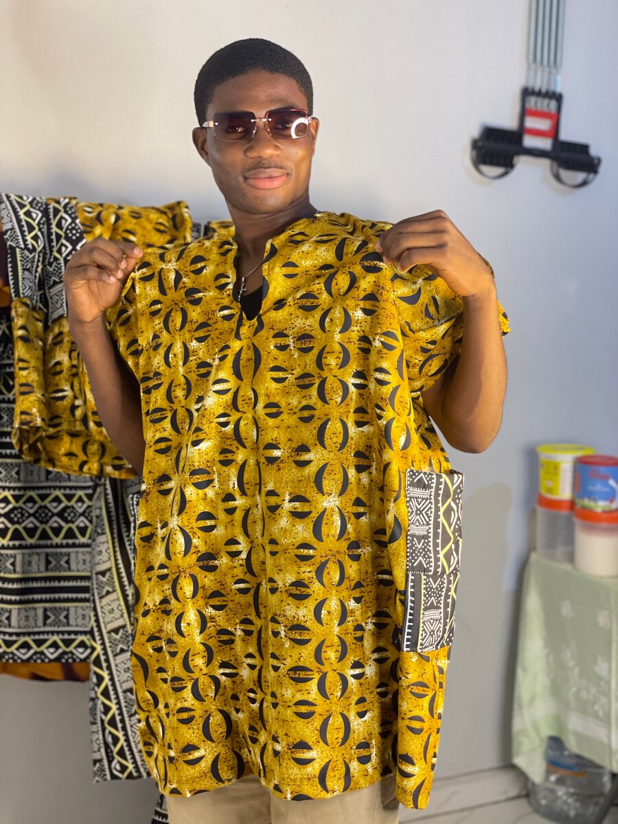 Tunique africaine imprimée