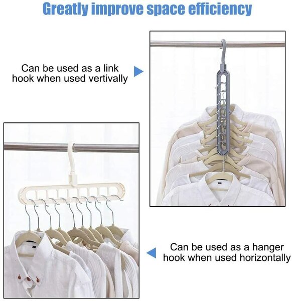 8 Hole Space Clothes Hanger