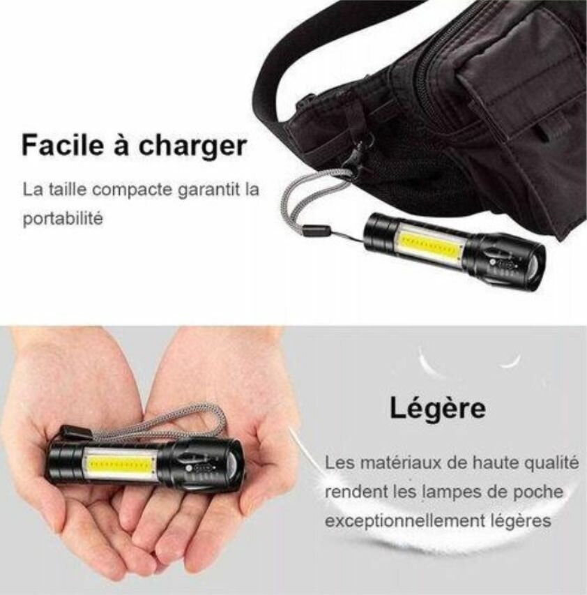 Lampe Torche Rechargeable USB