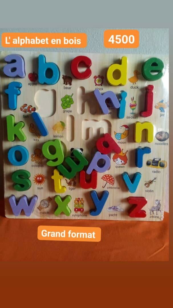 L'alphabet en bois