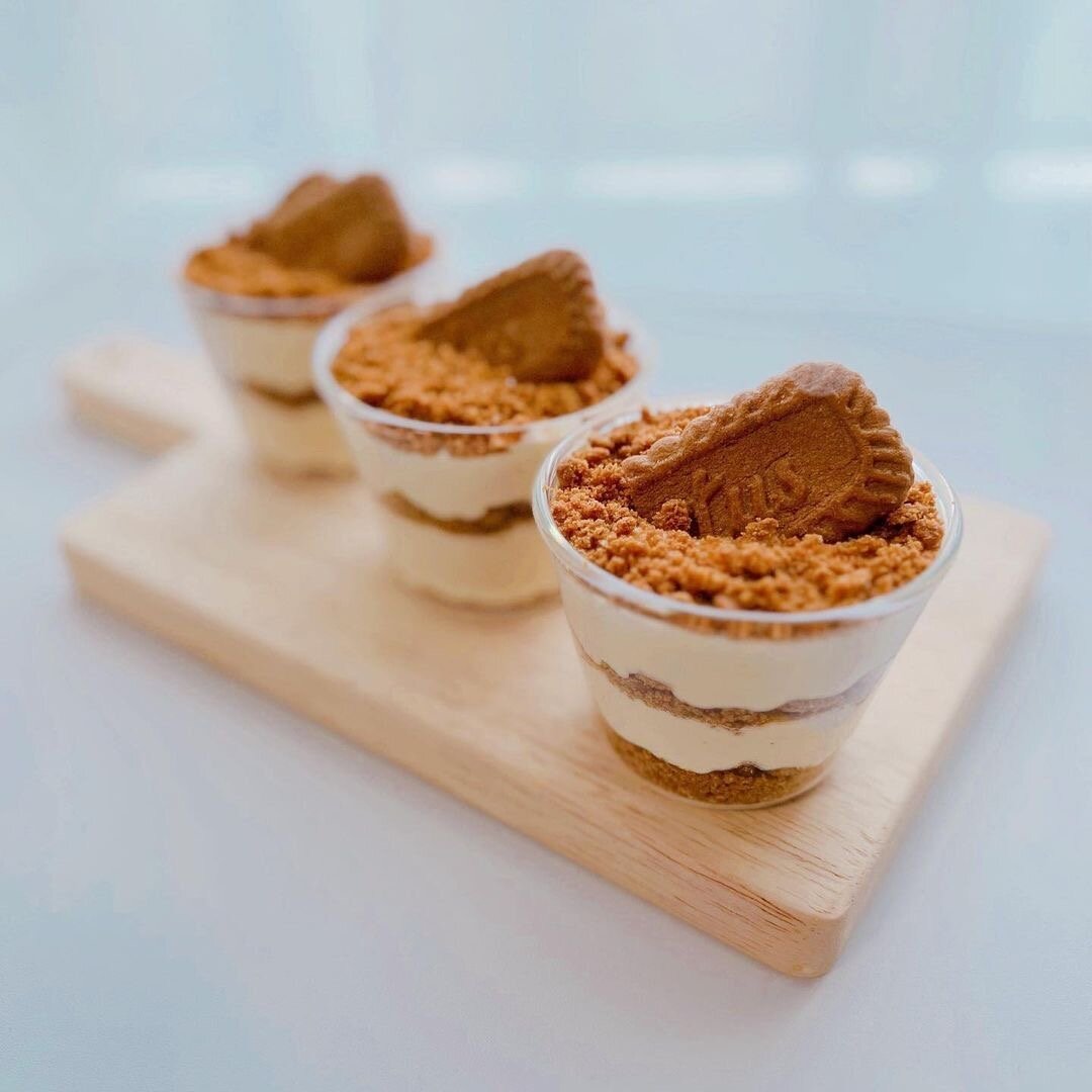 Desserts individuels au spéculoos