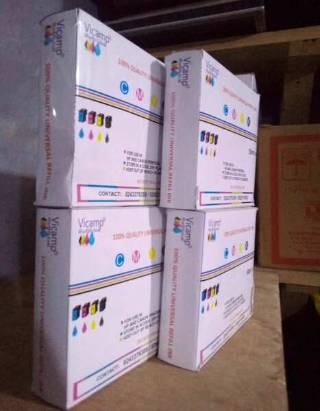 VICAMP UNIVERSAL REFILL INK FOR HP/CANON INKJET PRINTERS