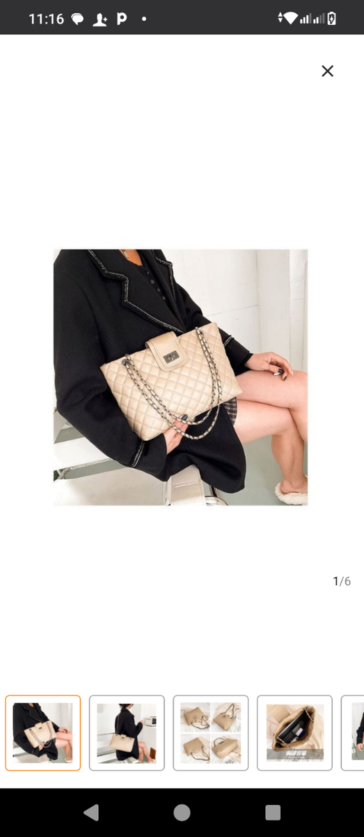 Sac à main matelassé élégant