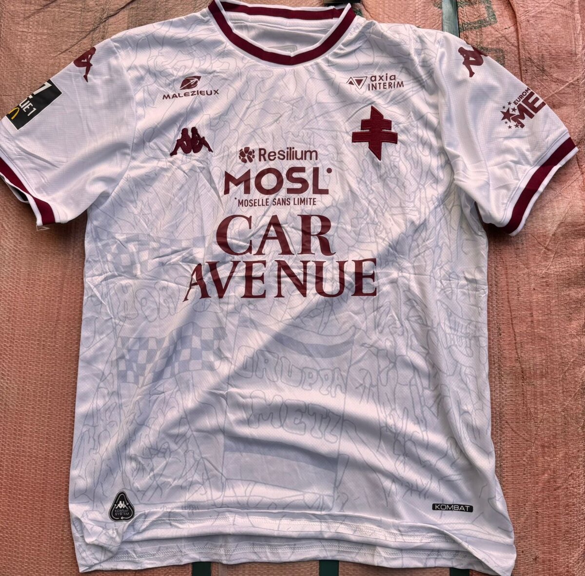 Maillot de Foot Blanc Homme