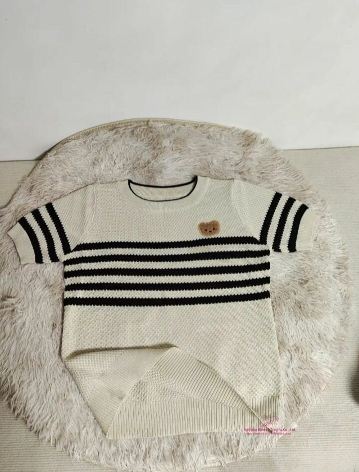 T-shirt rayée mignon pour femme