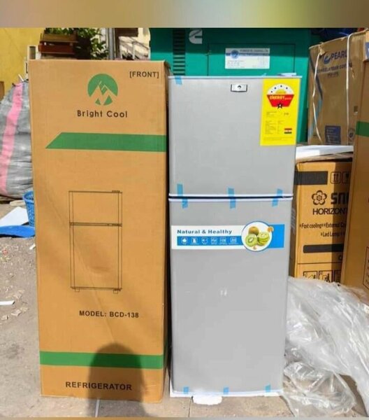 Bright cool double door fridge