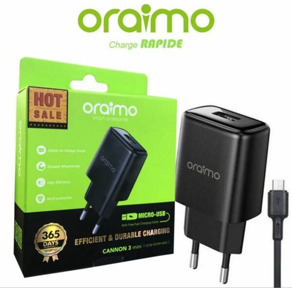 Chargeur Oraimo Micro-USB Rapide
