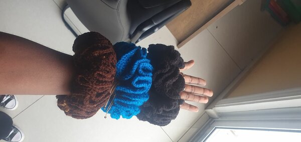 Chouchou élastique crochet