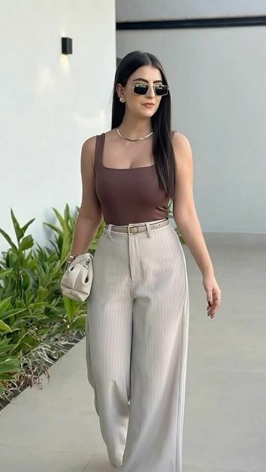 Pantalon ample élégant