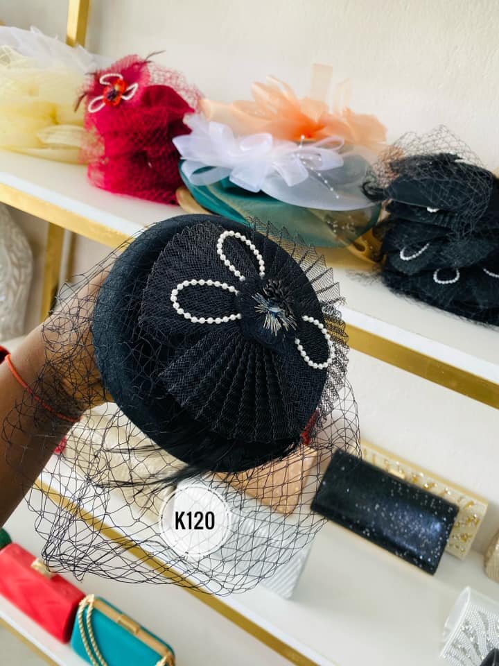 Beautiful black hair ornament