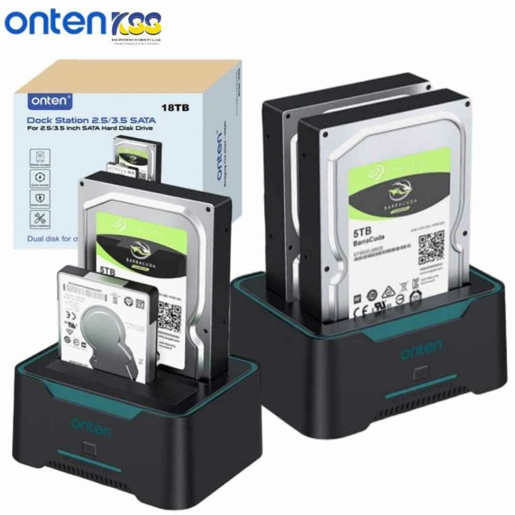 Onten Dual Bay External Hard D
