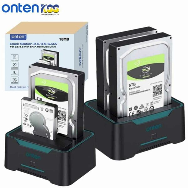 Onten Dual Bay External Hard D