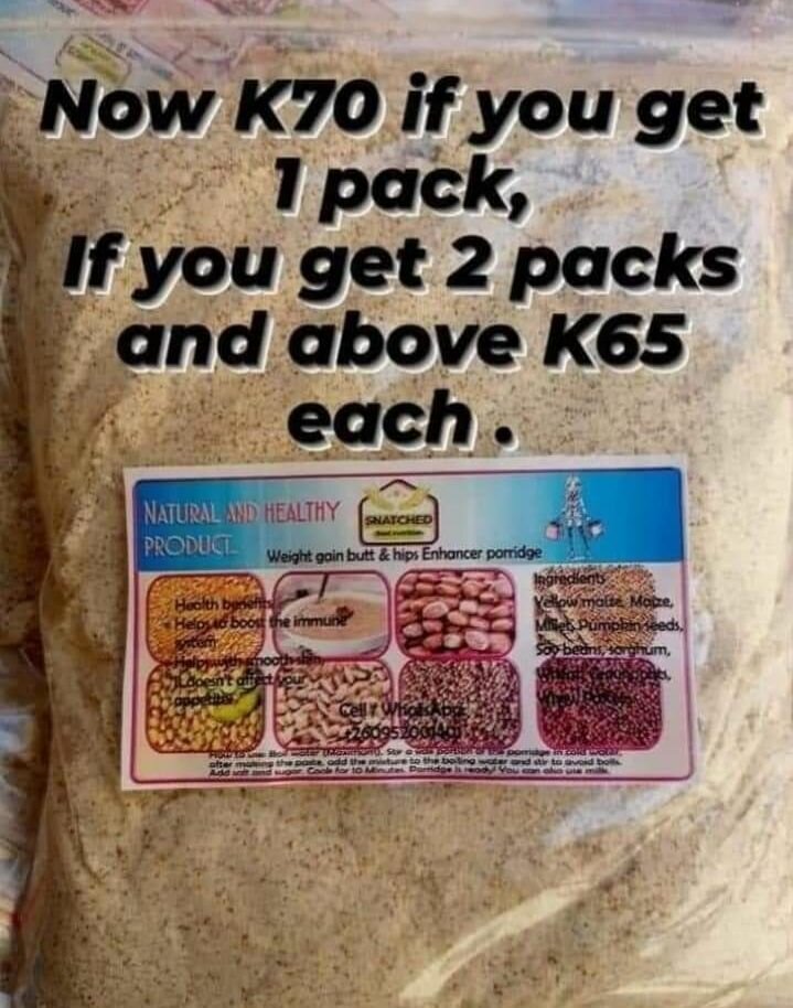 LUFYA WEIGHT GAIN BUTT & HIPS ENHANCEMENT PORRIDGE.