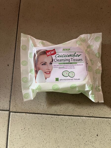 Lingettes démaquillantes au concombre