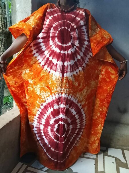 Robe Caftan Ethnique Colorée