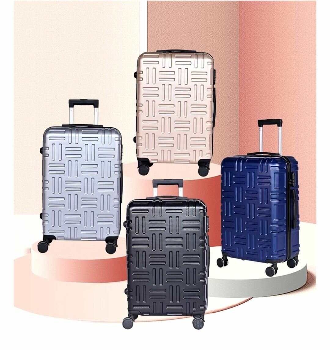 3PCS/SET 20"/24"/28" PP DURABLE SHELL SUITCASE LUGGAGE BAG S