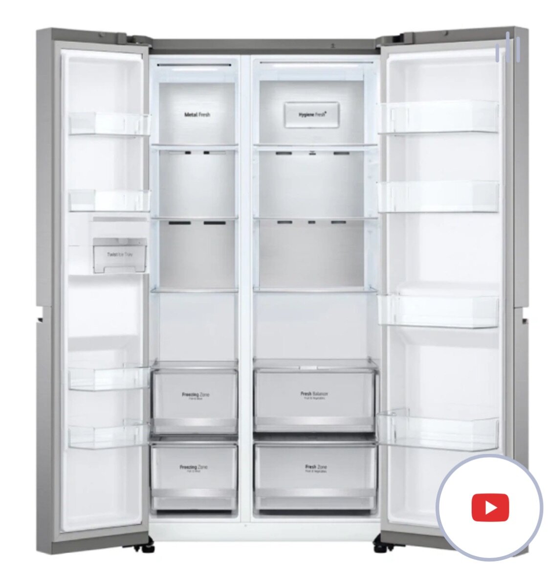 Холодильник LG side by side , в ассортименте по оптовой цене