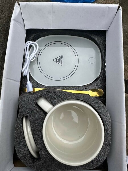 Tasse chauffante