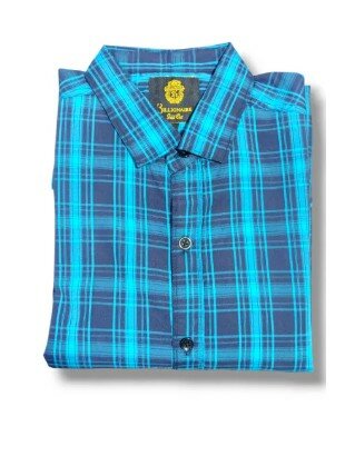 Men's Casual Cotton Check Shirt