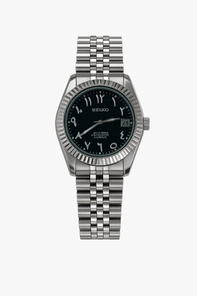 Montre Seiko mod Arabic noir