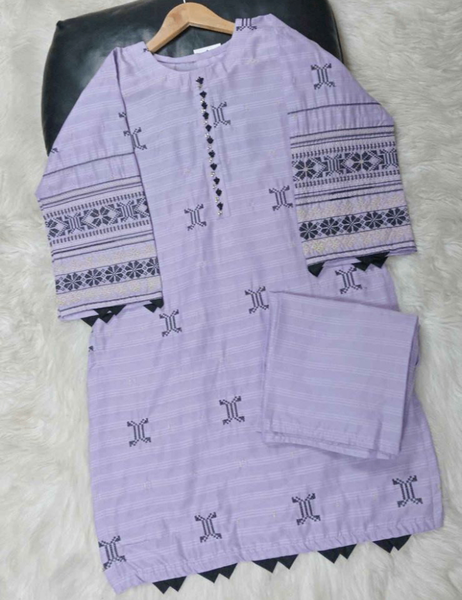 Stitched 2pc embroidery dress