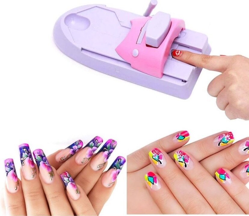 Machine pour création de motifs d'ongles