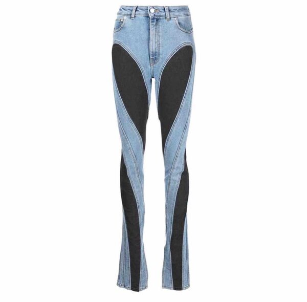 Mugler dupe denim pants