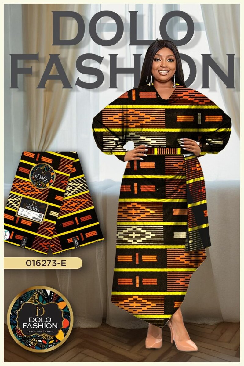 Pagne  100% Femme motif baoulé