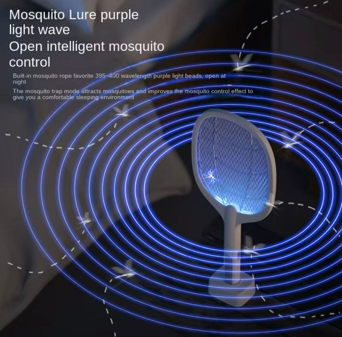 Raquette anti-moustiques USB