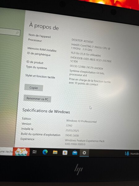 Hp élite book