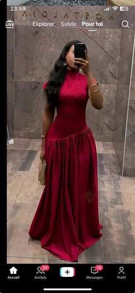 Robe élégante longue