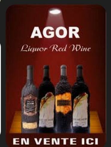 Vin rouge agor 75cl