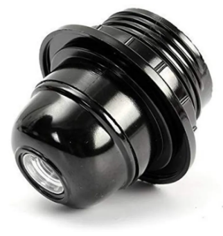 E27 Retro Bulb holder With Ring - Universal Lamp Screw Bulb Holder - LED Bulb Holder for Home and Office