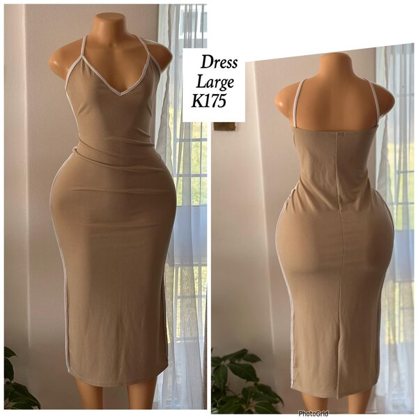 Beige dress in size L