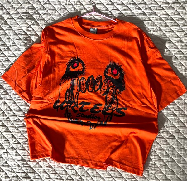 T-shirt orange unisexe