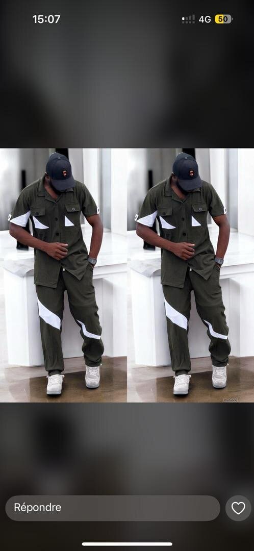 Ensemble survêtement homme moderne