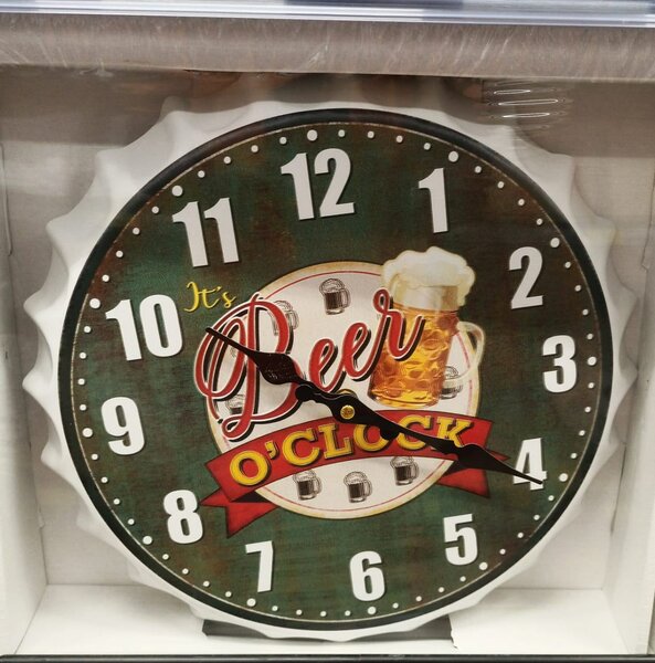 Horloge Murale Bière Vintage