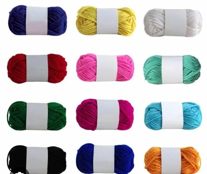 Pack de Fils à Tricoter Colorés