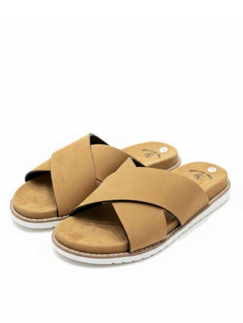 Sandales confort croisées