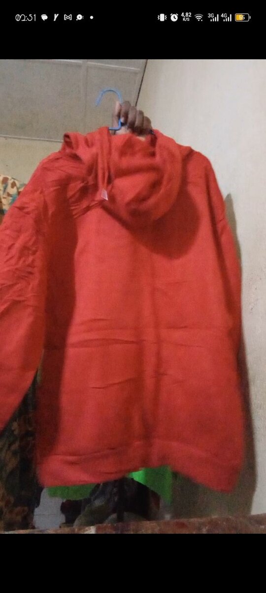 Sweat à capuche rouge unisexe