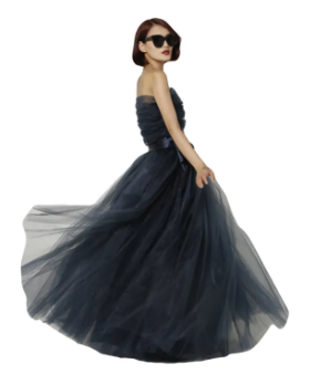 Women Maxi Full Tulle Skirt Floor Length Tulle Skirt Evening Skirt Gowns,  ( Fabric Net) ( Only Skirt)