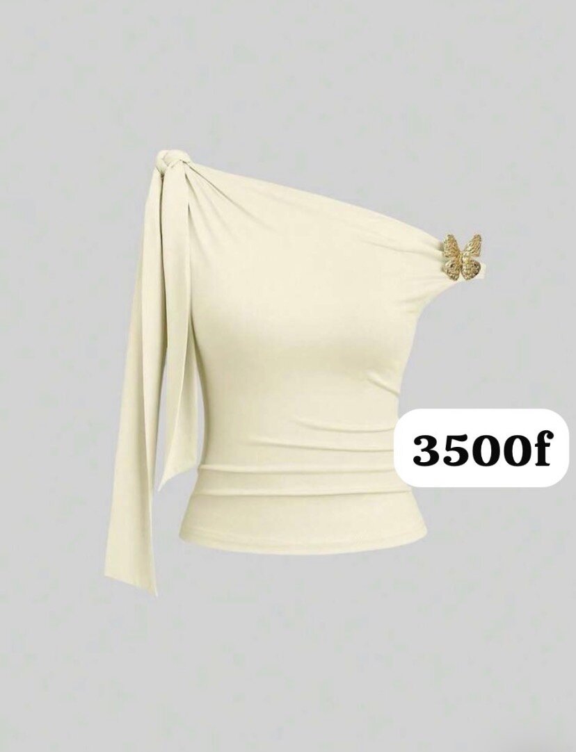 Haut asymétrique femme chic