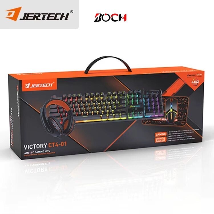 Kit Gaming JERTECH RGB 4-en-1