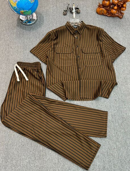 Pyjama rayé confortable