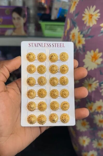 Lot de Boucles d'Oreilles Dorées