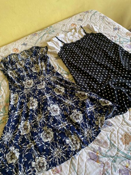 Skirts jeans and dresses