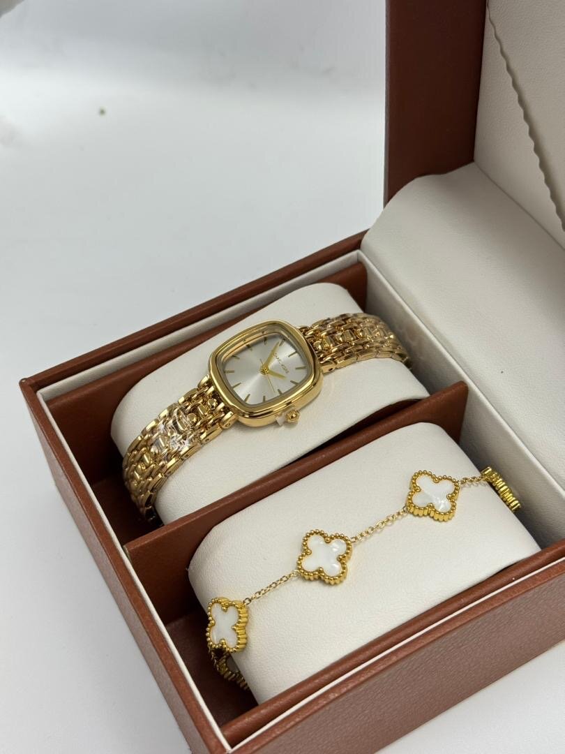 Set montre et bracelet femme
